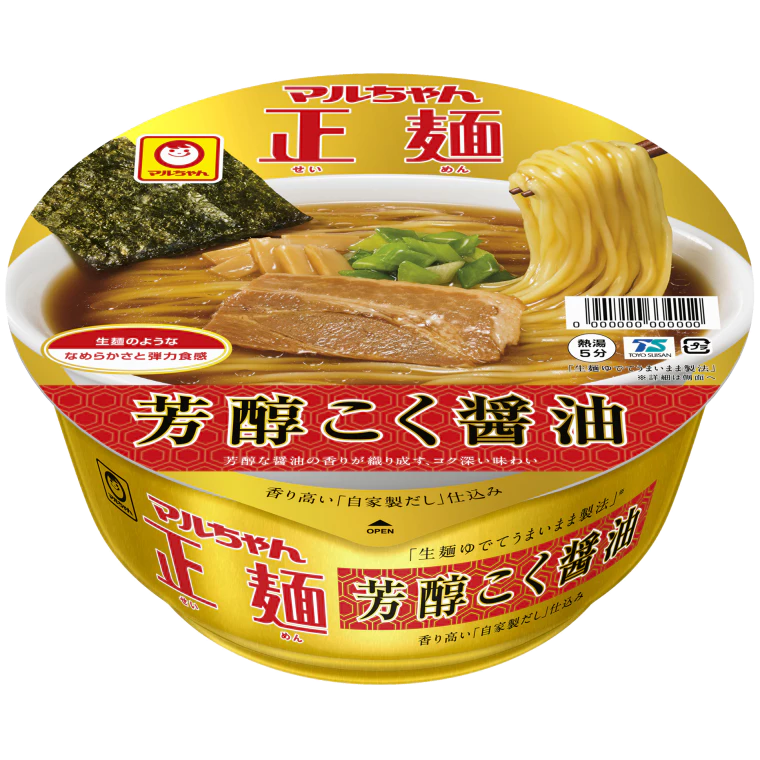 東洋水産 マルちゃん正麺 カップ 芳醇こく醤油 소비자 평가