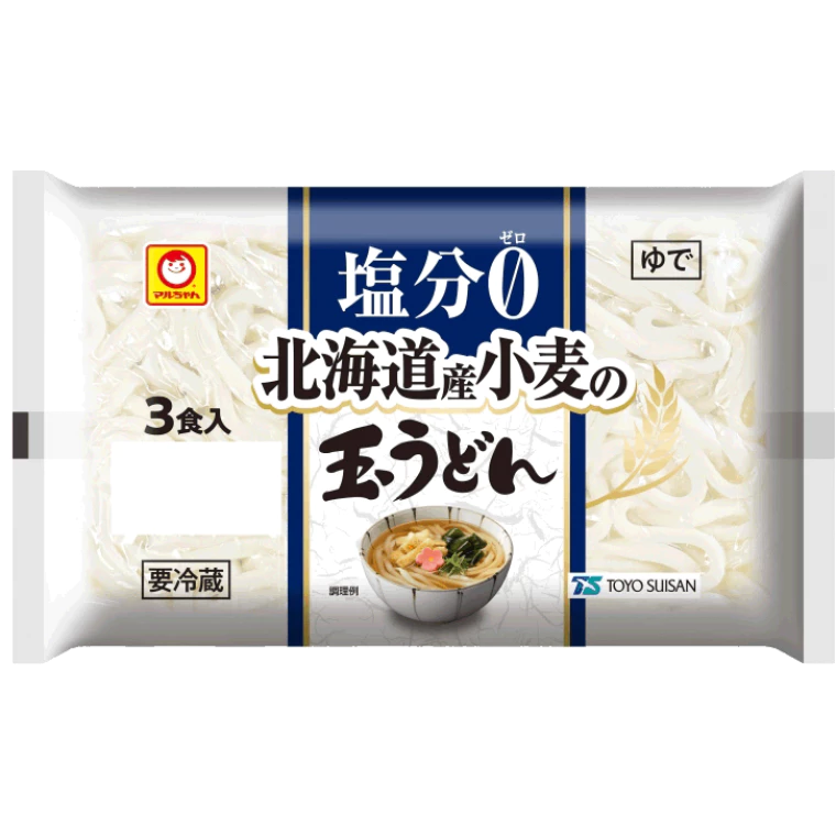 東洋水産 塩分0 北海道産小麦の玉うどん 3食入 소비자 평가